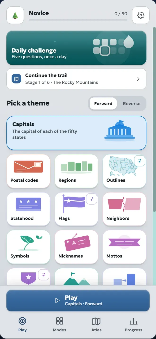 Geo Quiz — экран 3